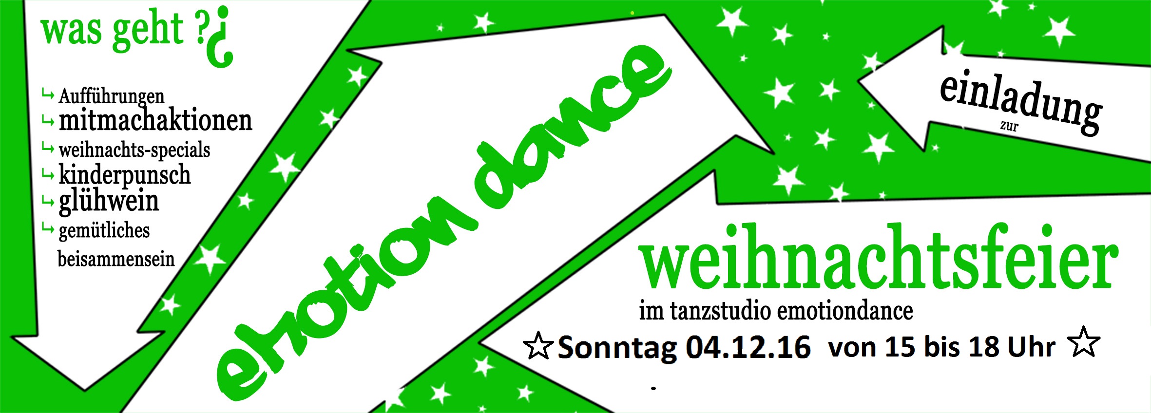 Weihnachtsfeier eMotiondance